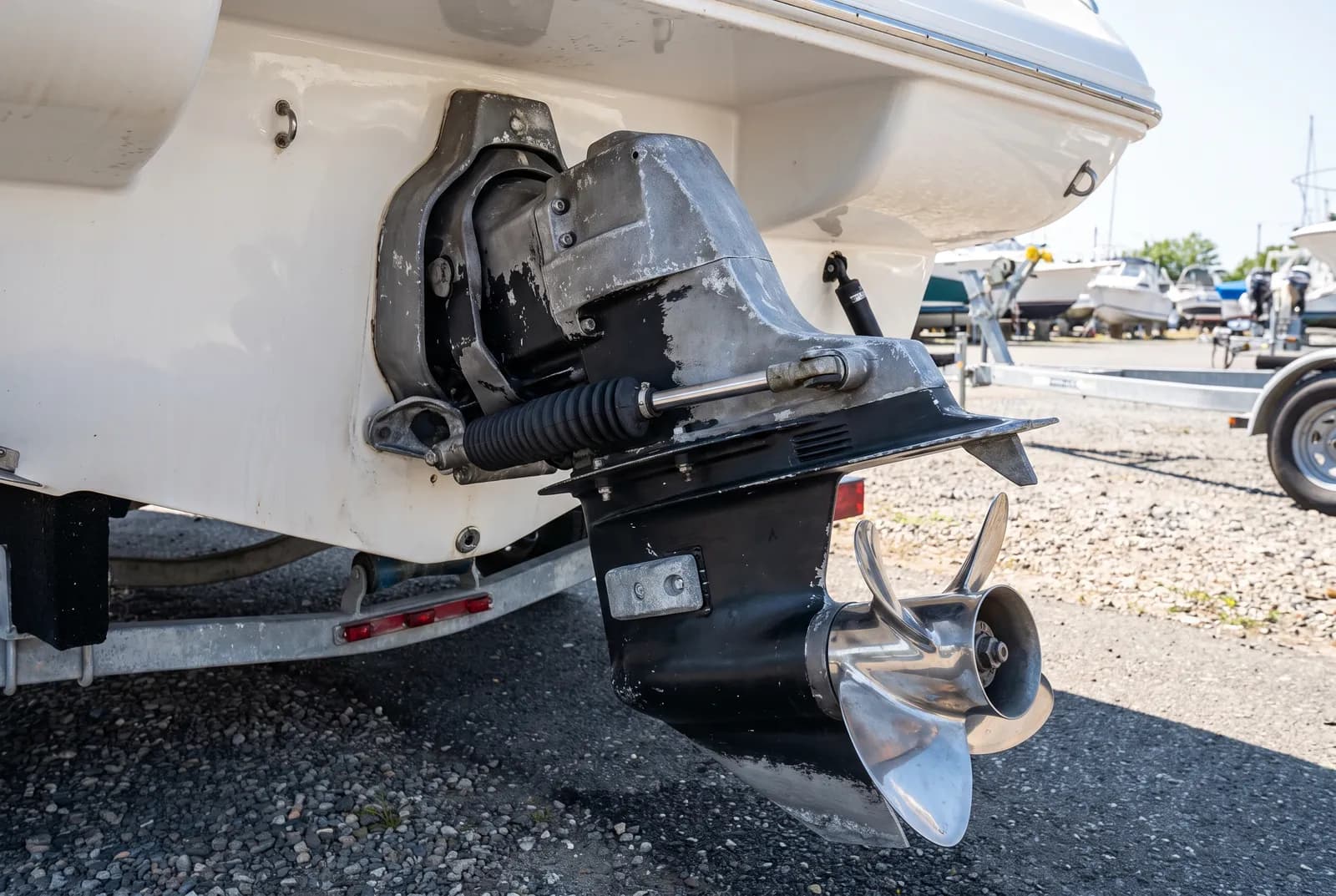 Detail van een Bayliner
