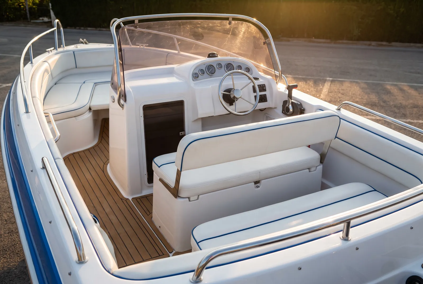 Interieur van een Bayliner