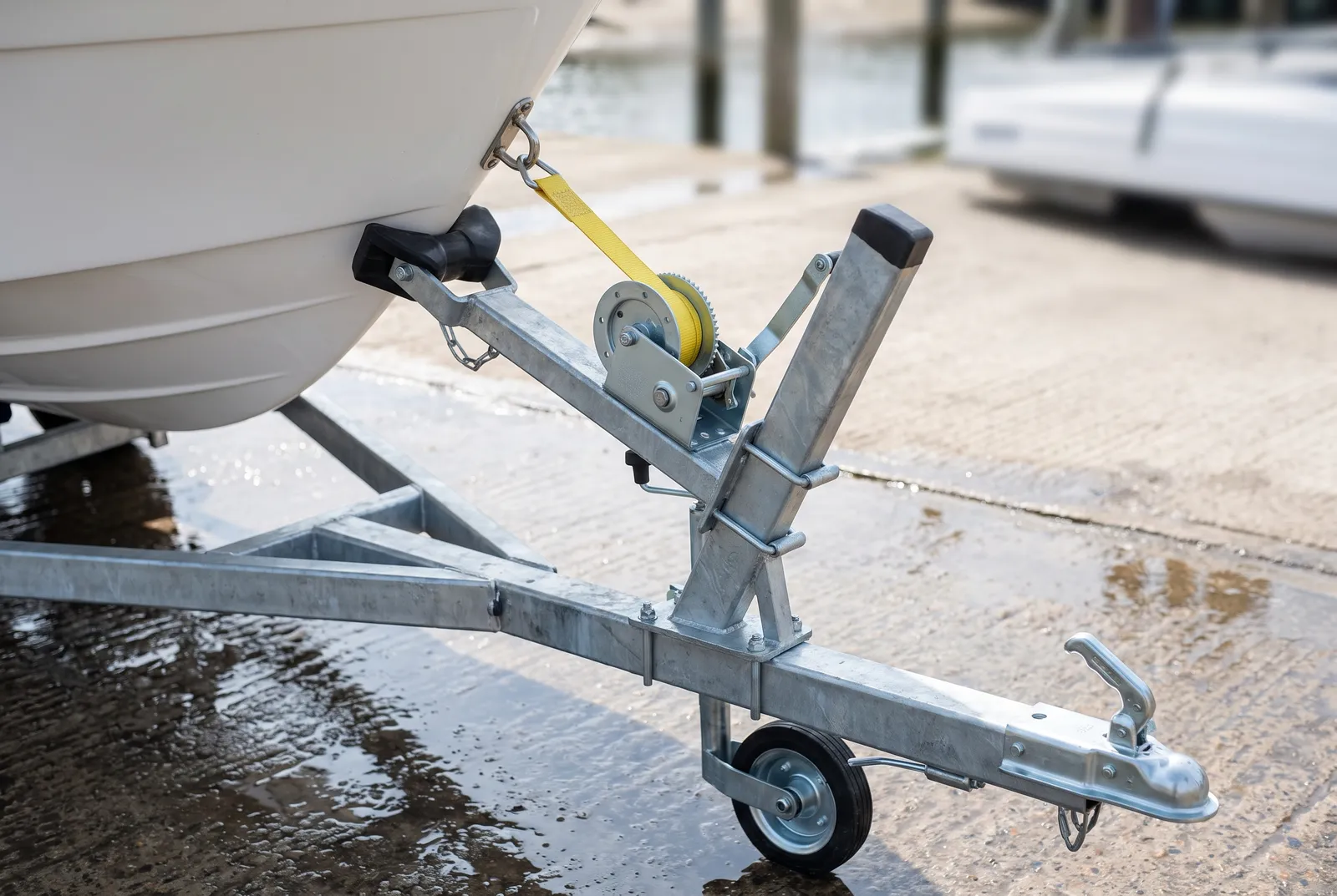 Detail van een Speedboot