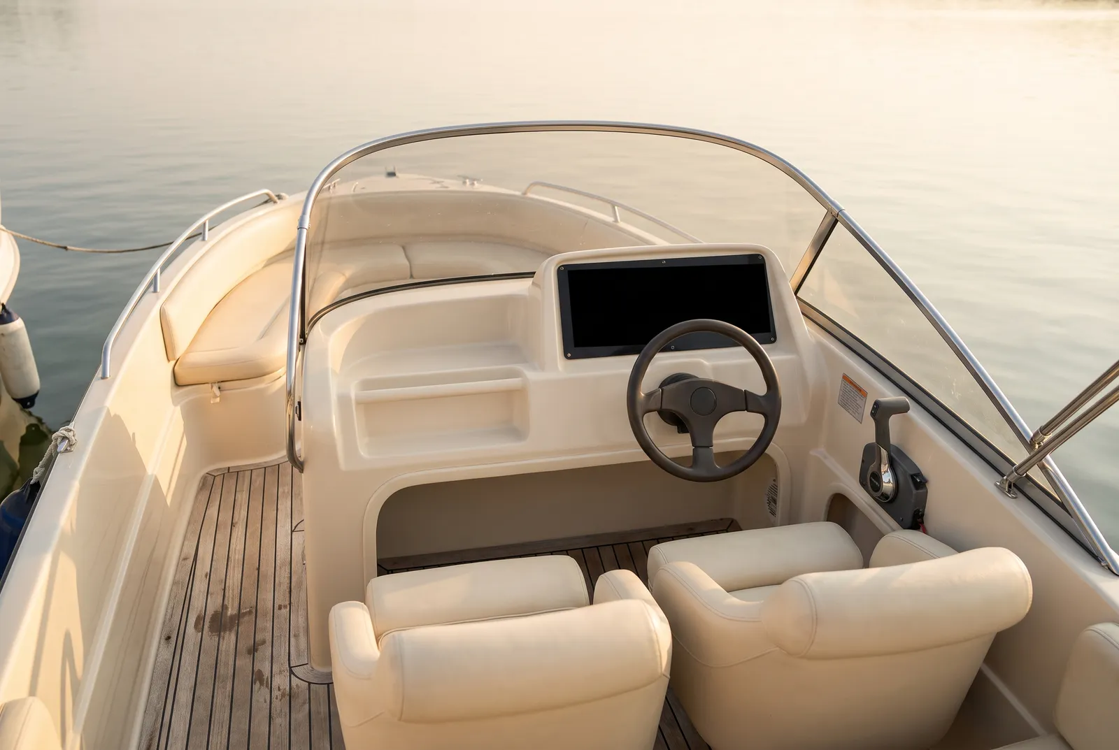 Interieur van een Boot