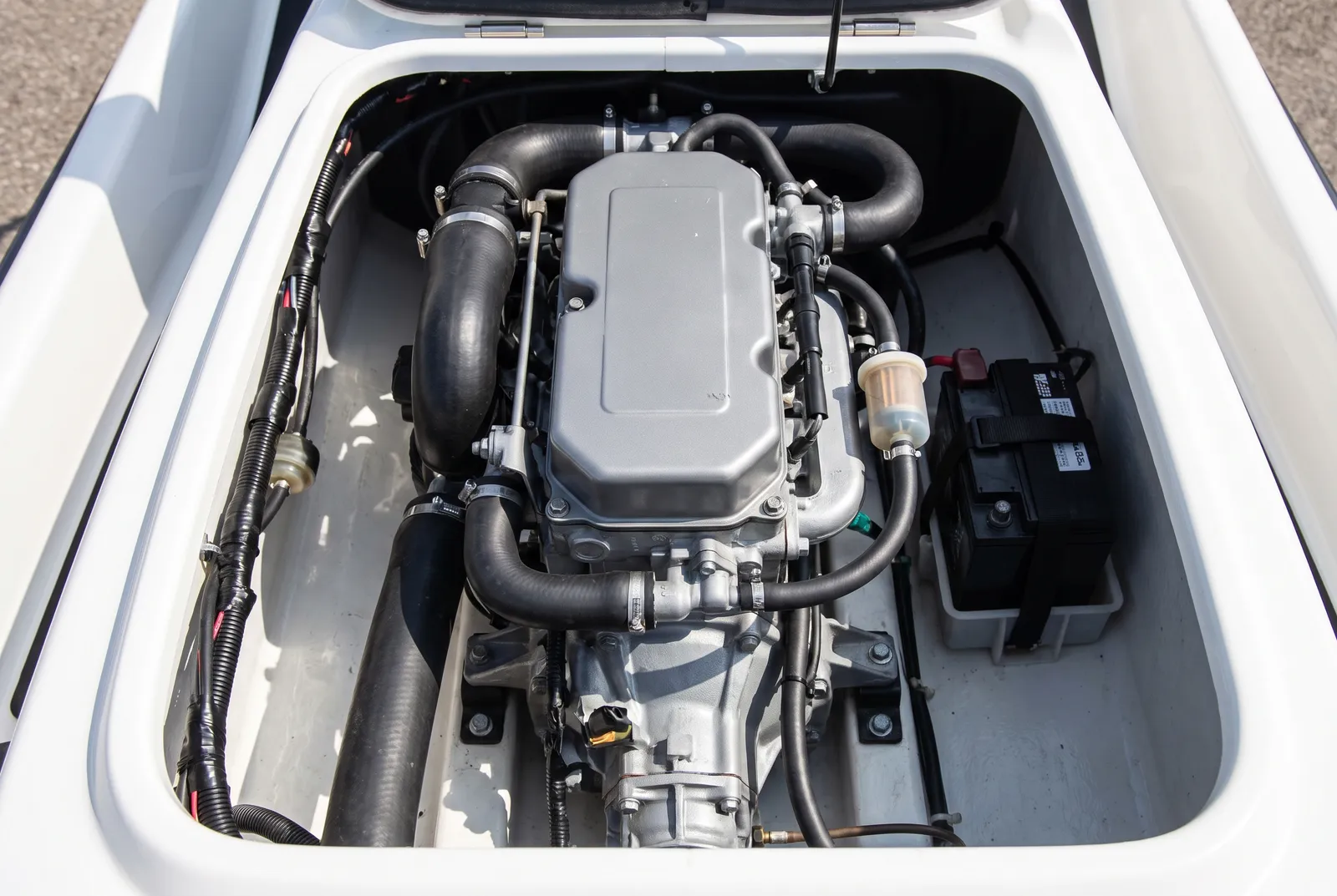 Detail van een Sea-Doo Registratie en papieren