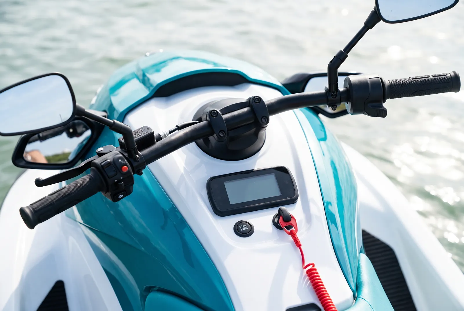 Interieur van een Sea-Doo
